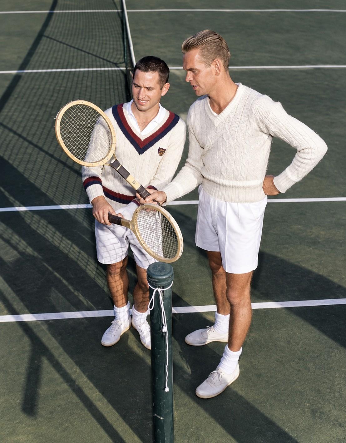 Jack Kramer et Bobby Riggs pendant leur tournée professionnelle