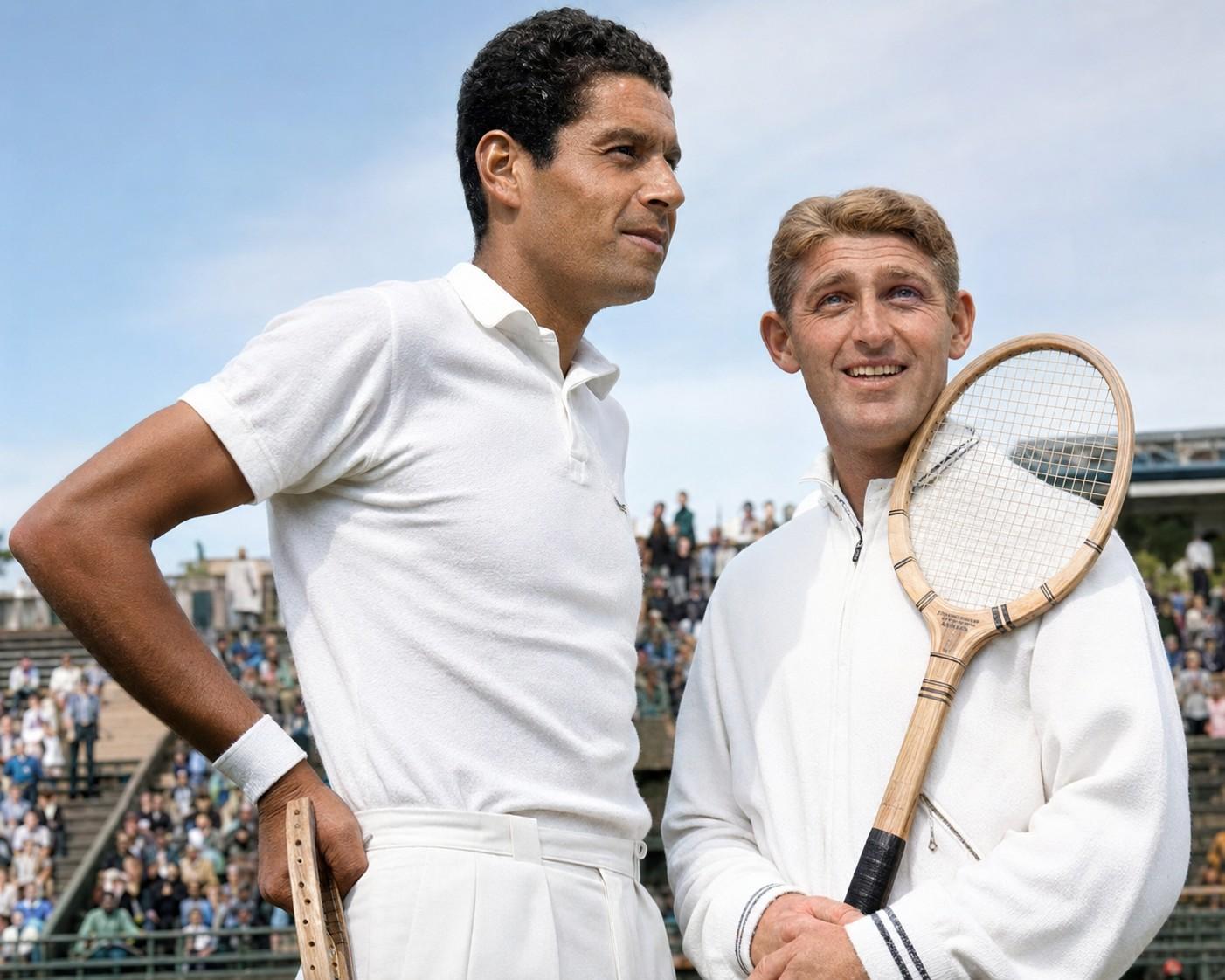Lew Hoad face à Pancho Gonzales