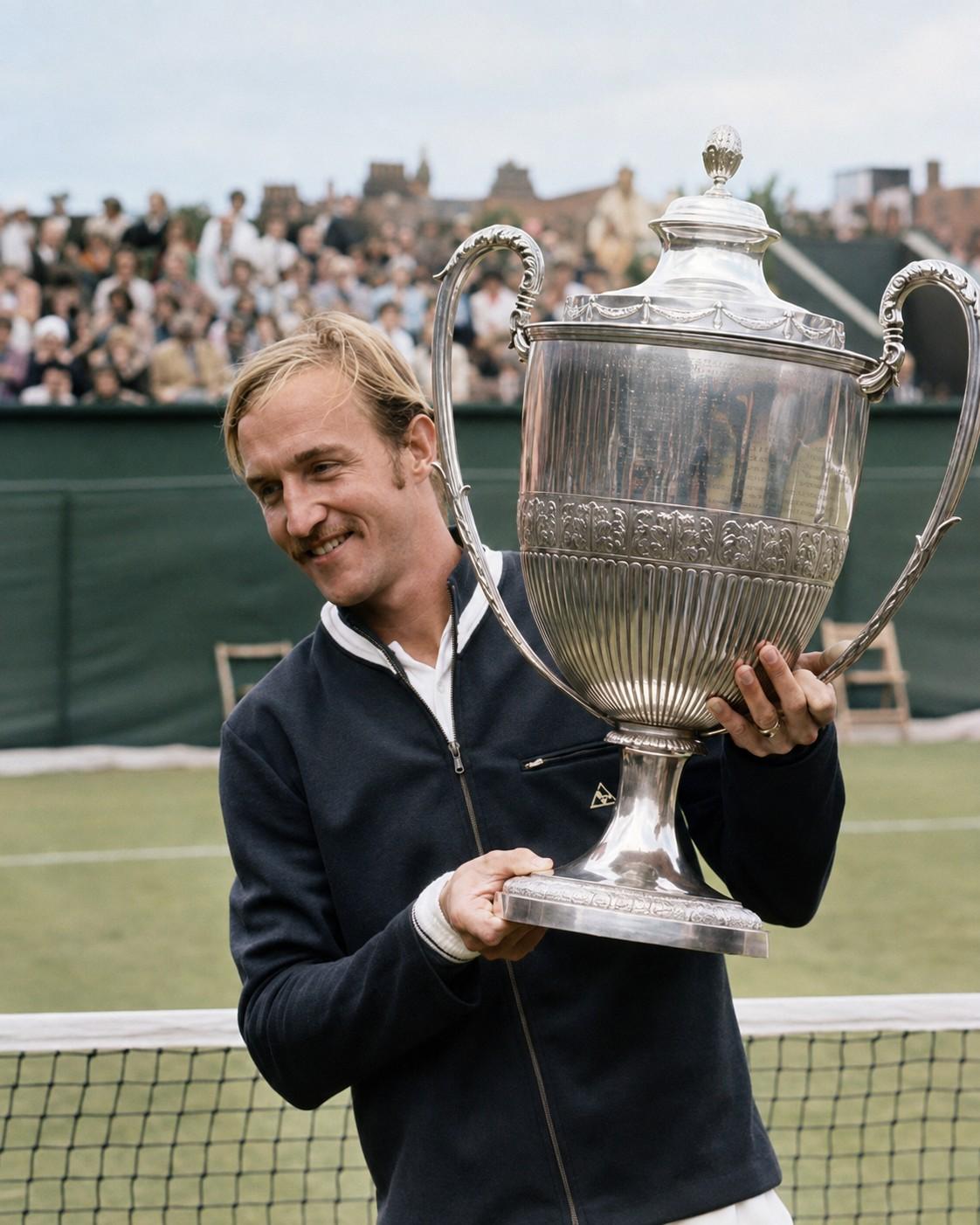 Stan Smith, vainqueur du Queen's 1971