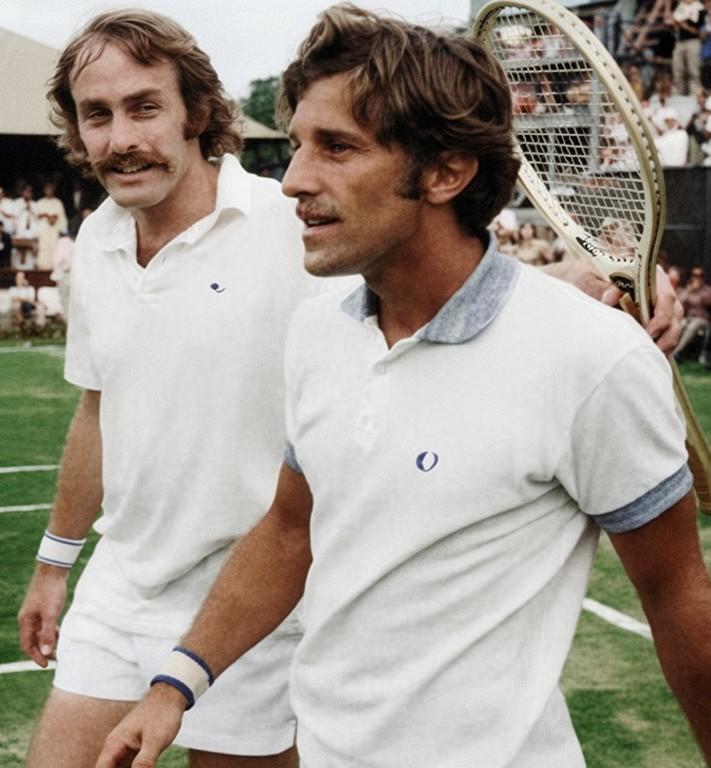 John Newcombe et Jan Kodes à l'US Open en 1973