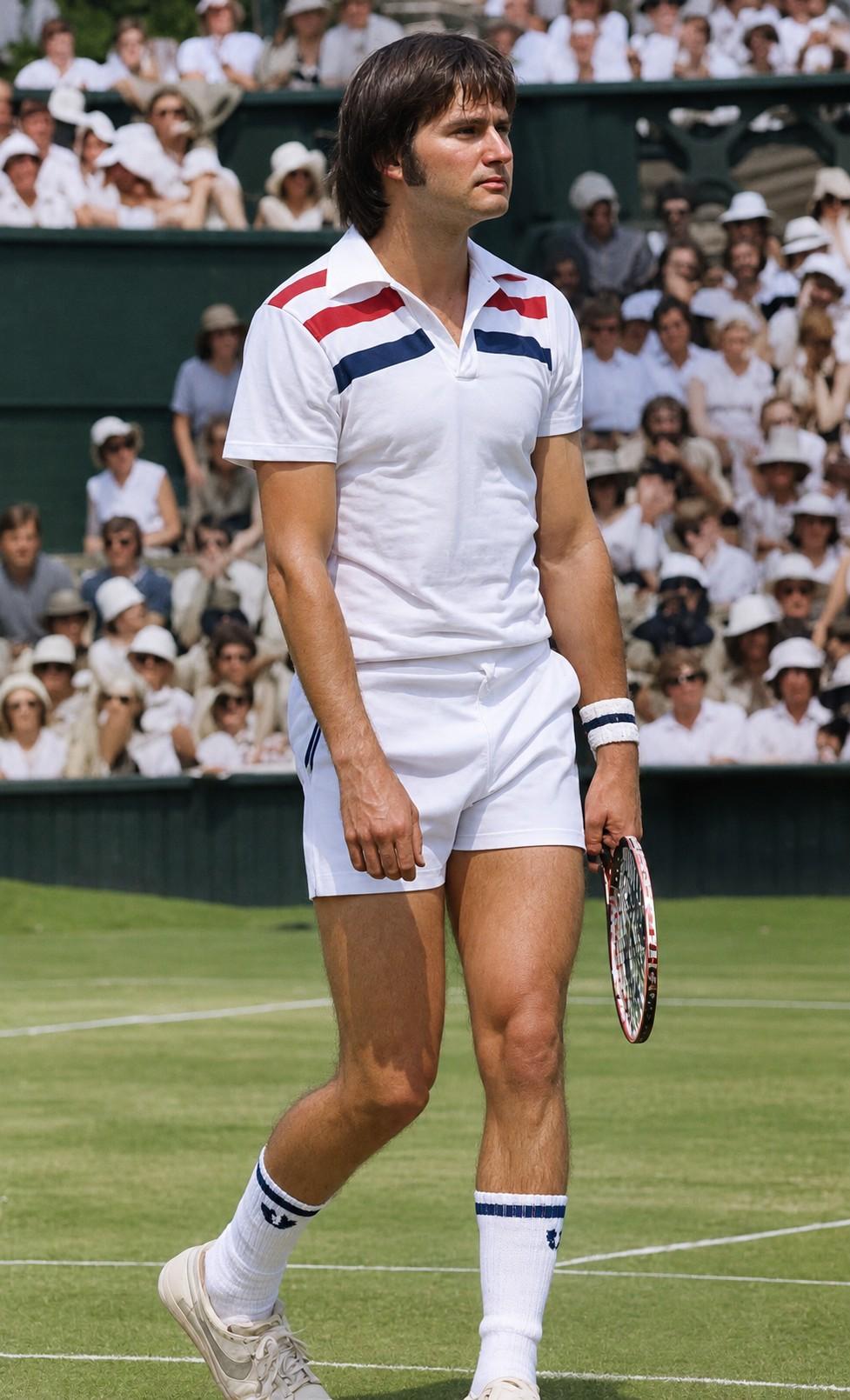 Jimmy Connors à Wimbledon en 1976