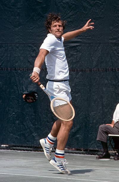 Jan Kodes en revers à l'US Open 1977