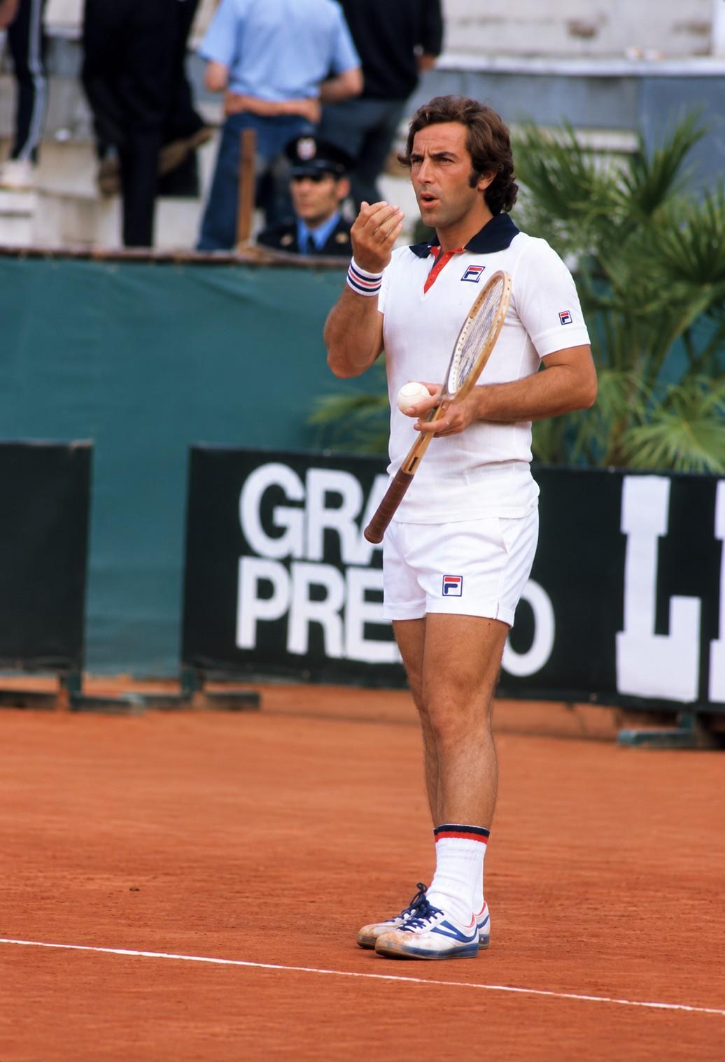 Paolo Bertolucci aux Internationaux d'Italie en 1979
