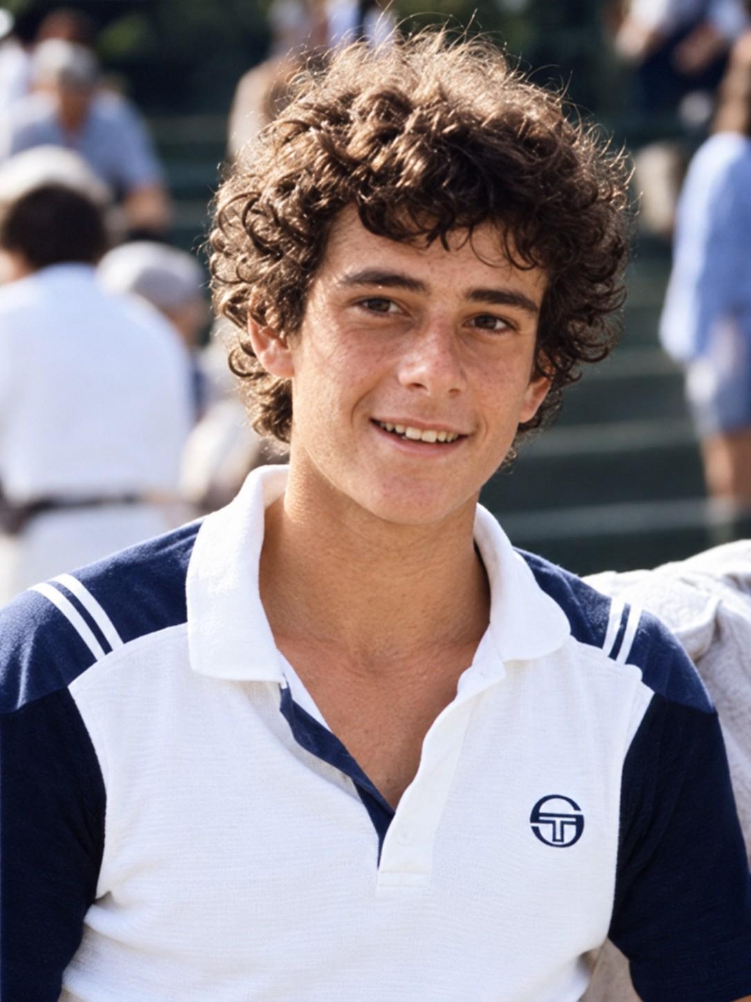 Guy Forget adolescent en 1981