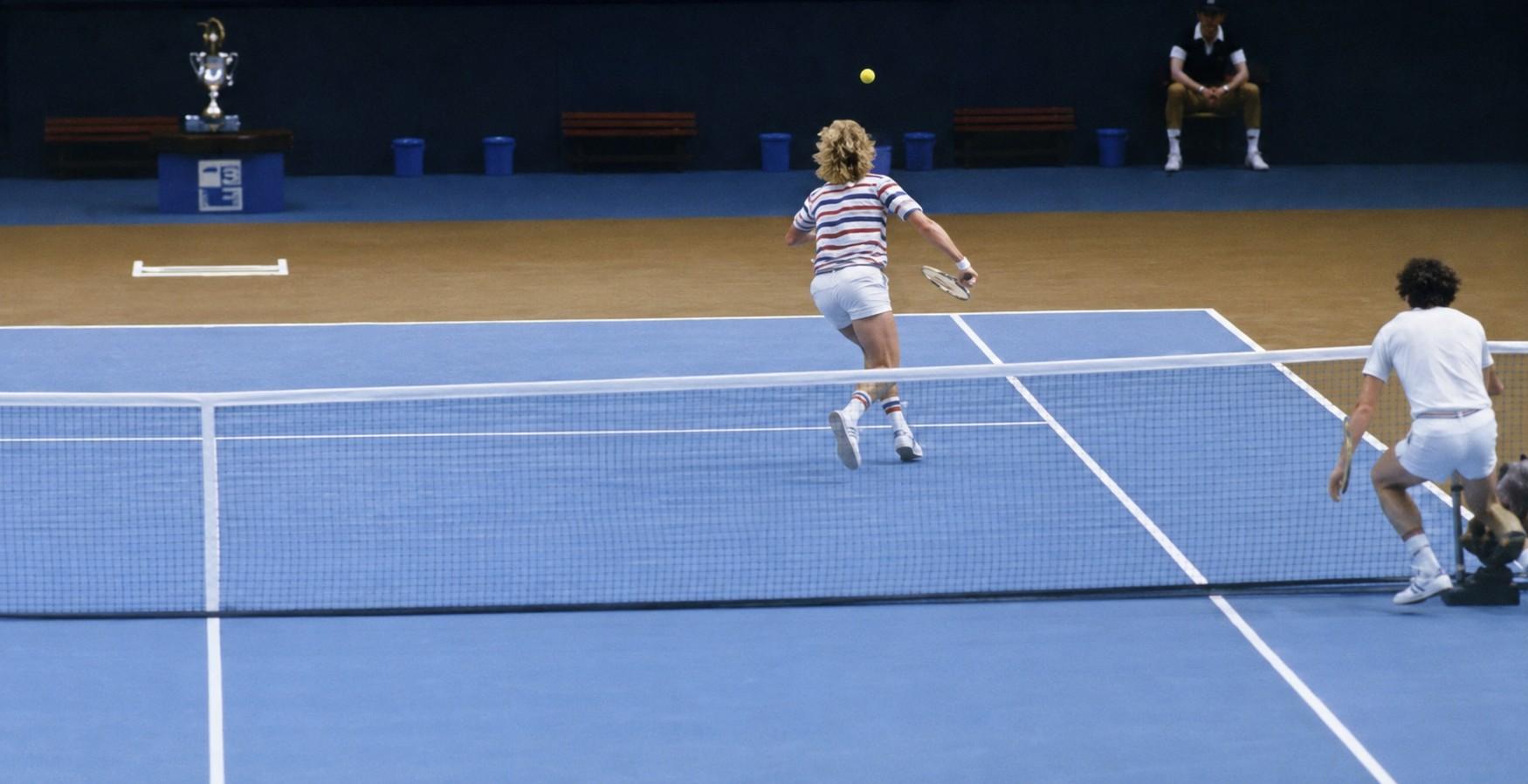 Eliot Teltscher et Vitas Gerulaitis au Masters