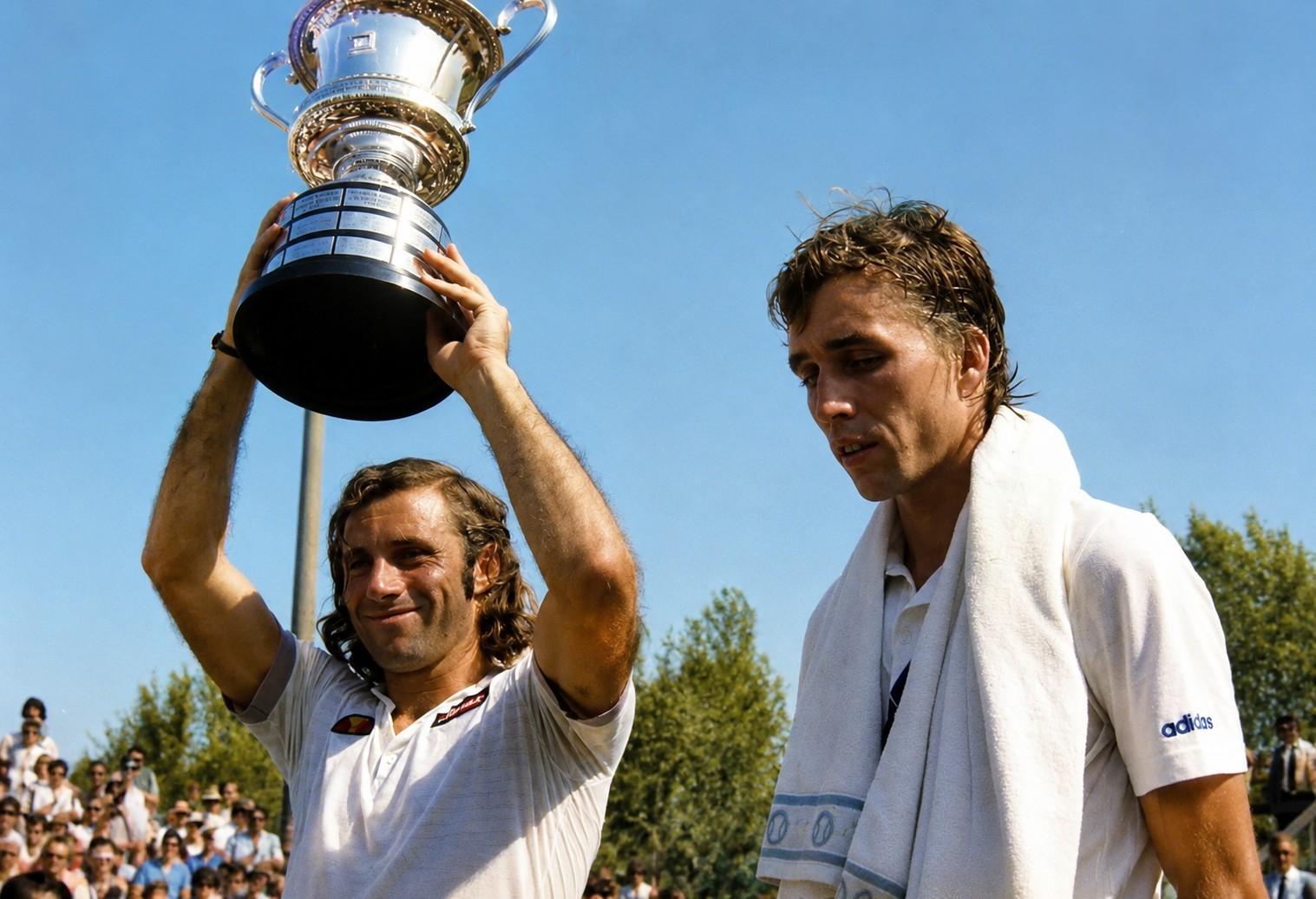Guillermo Vilas Ã  Roland-Garros 1982