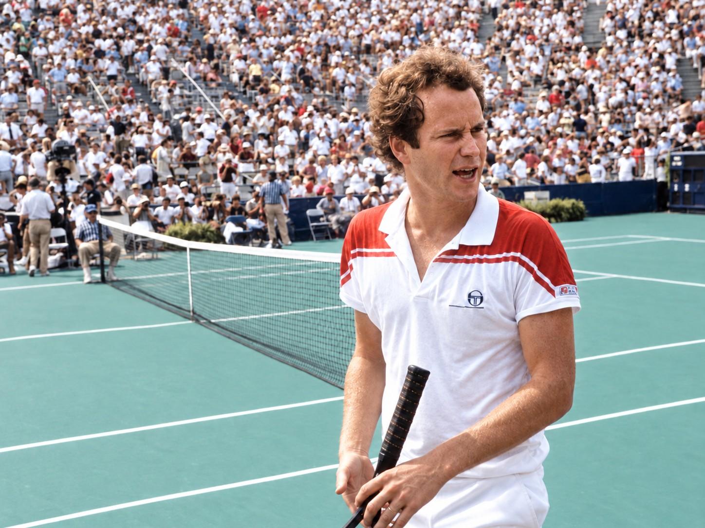 John McEnroe en colère à l'US Open 1983