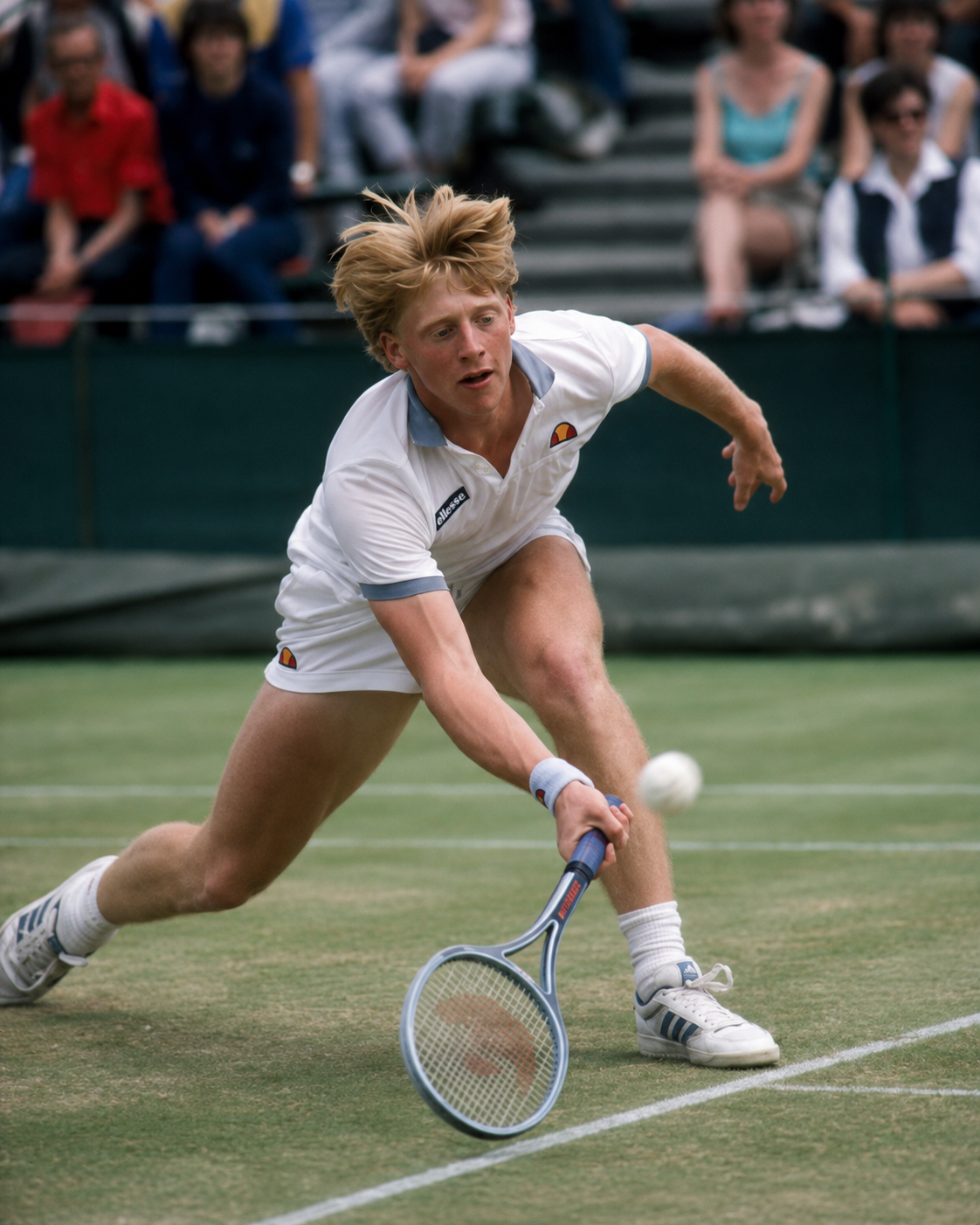 Boris Becker à Wimbledon en 1984