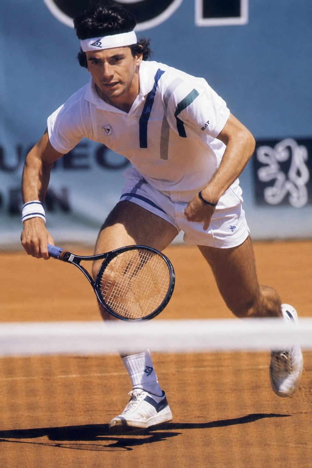 Emilio Sanchez à Nice en 1986