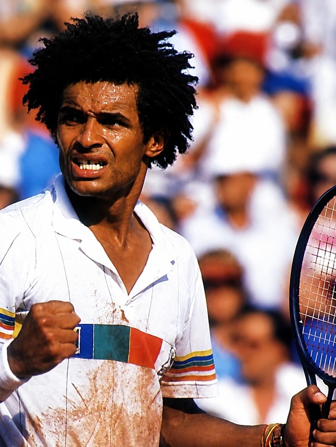 Yannick Noah &agrave; Rome en 1986