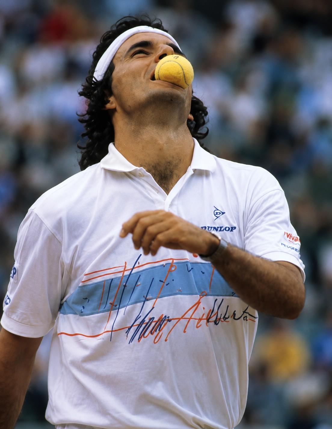 Emilio Sanchez à Roland-Garros en 1988