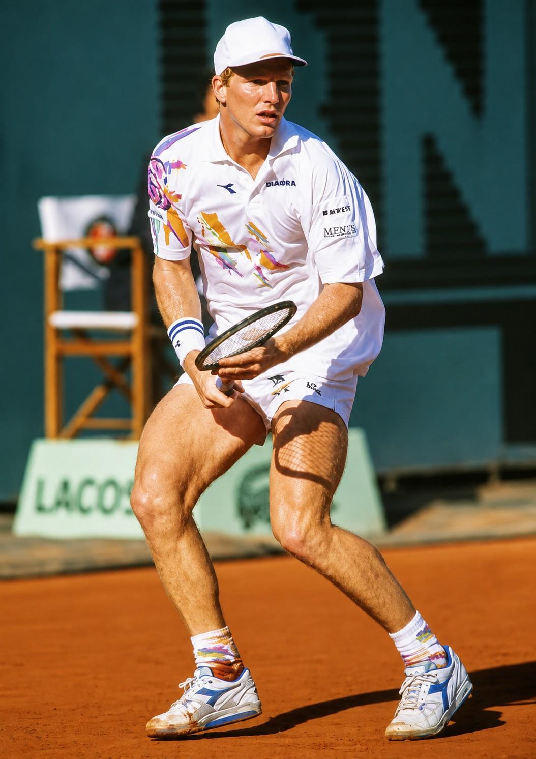 Jim Courier à Roland-Garros en 1989