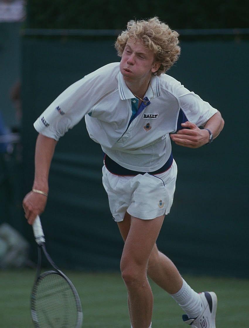 Marc Rosset à Wimbledon au début de sa carrière