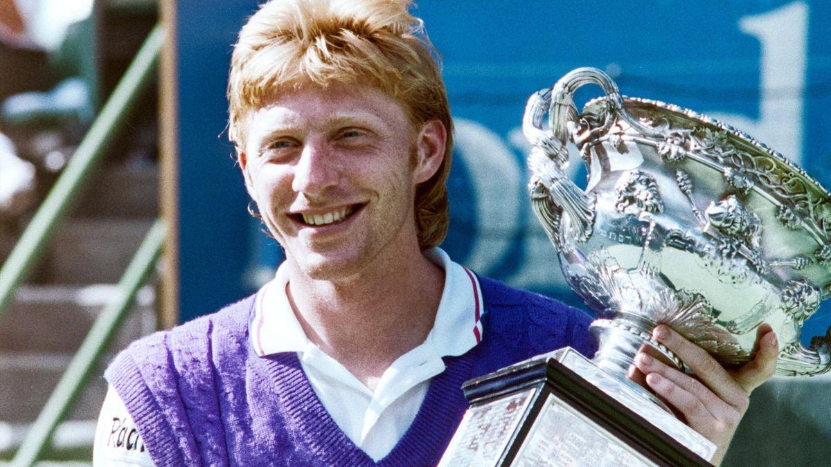Boris Becker à l'Open d'Australie 1991