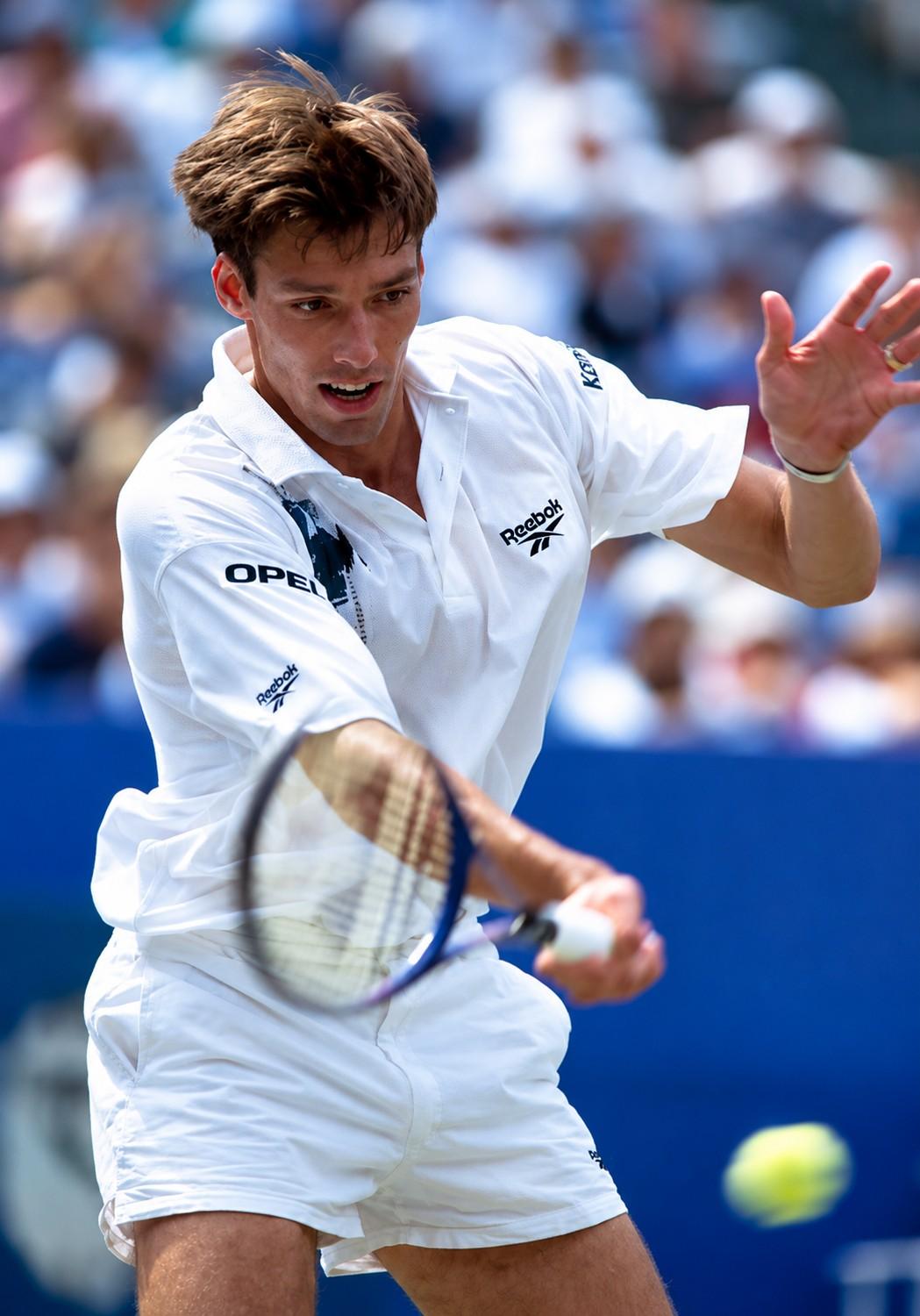 Michael Stich après la finale de l'US Open en 1994