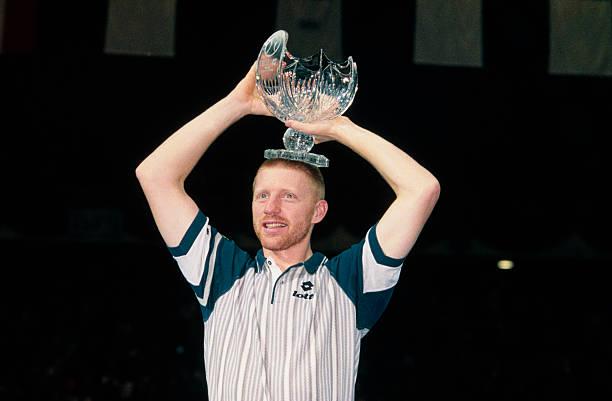 Boris Becker au Masters 1995