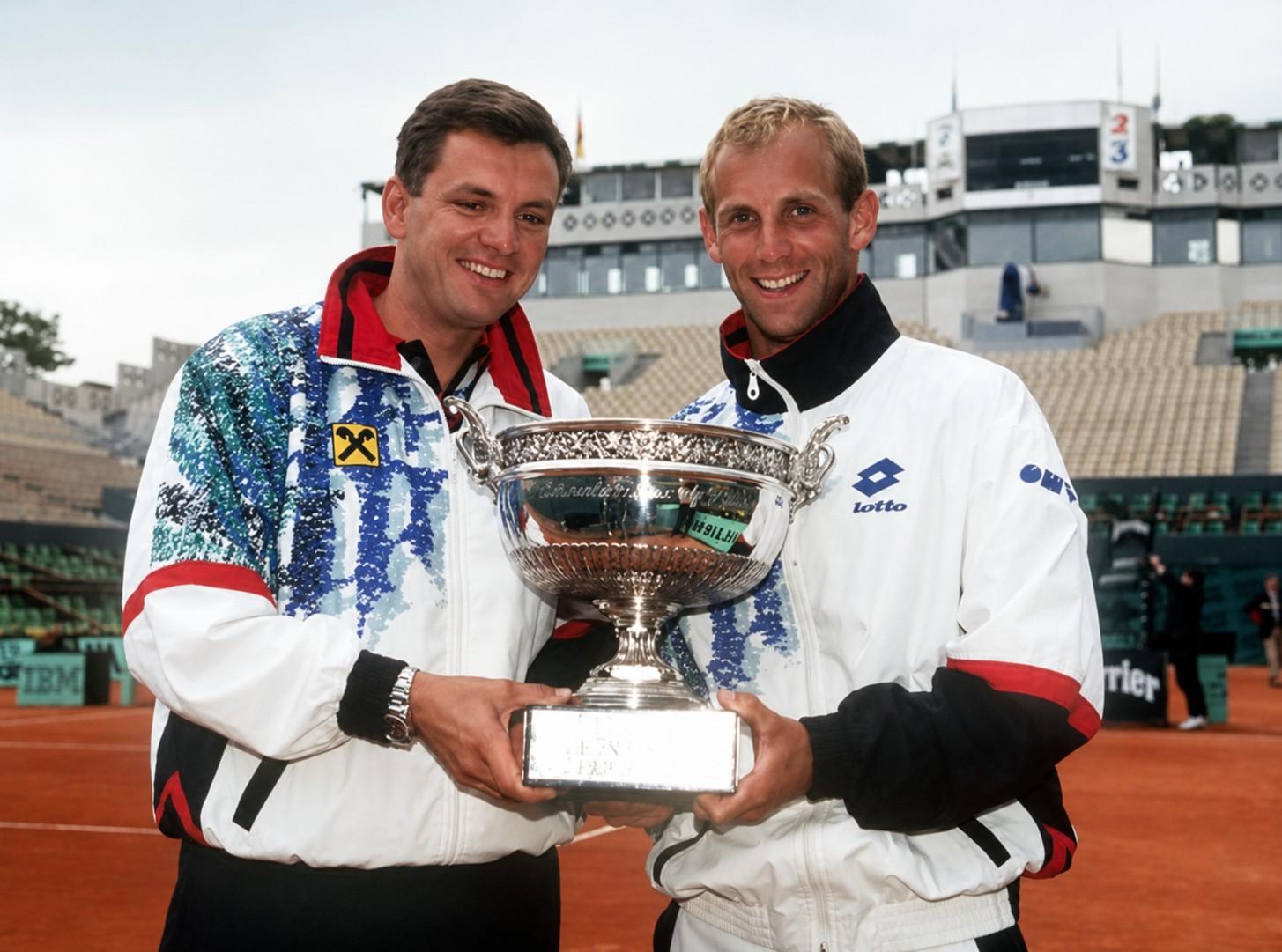 Ronnie Leitgeb et Thomas Muster