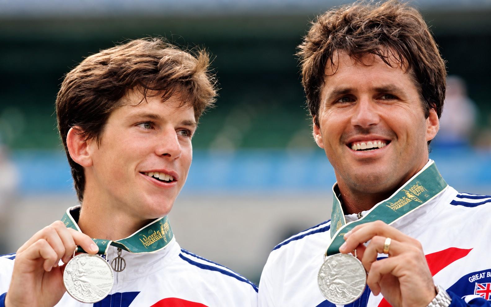 Tim Henman et Neil Broad, médaillés d'argent à Atlanta en 1996