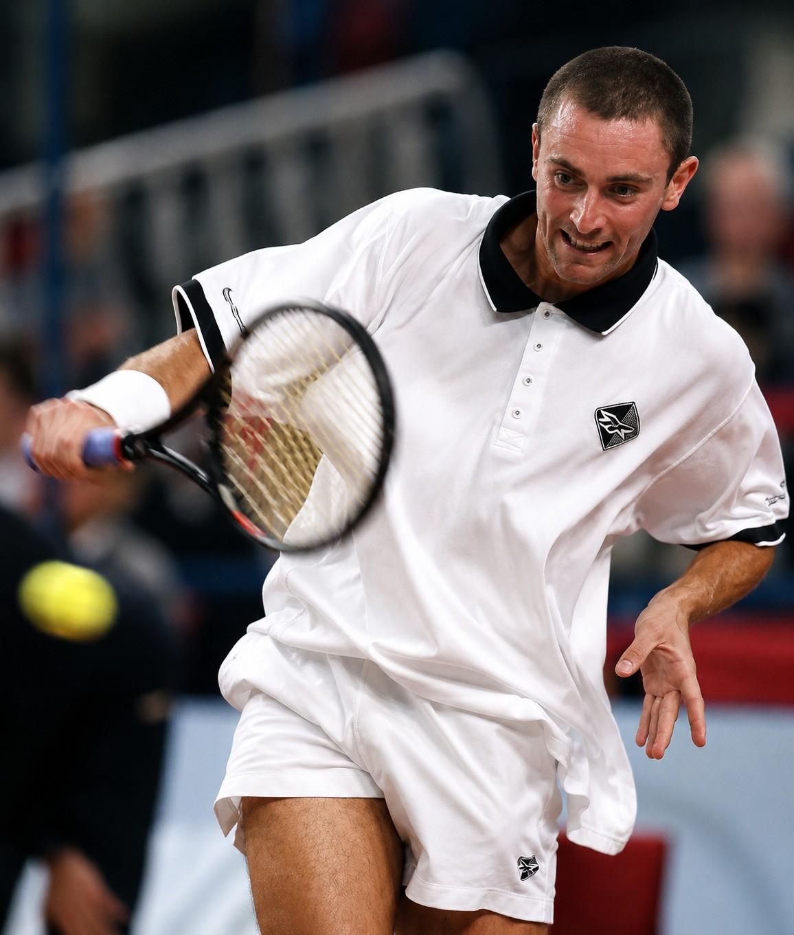 Felix Mantilla en action à Stuttgart en 1996