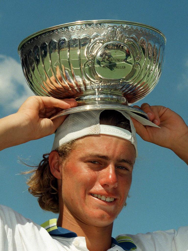 Lleyton Hewitt Ã  AdÃ©laÃ¯de en 1998