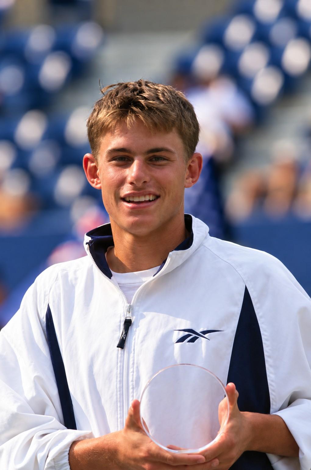 Andy Roddick, vainqueur de l'US Open juniors 2000.