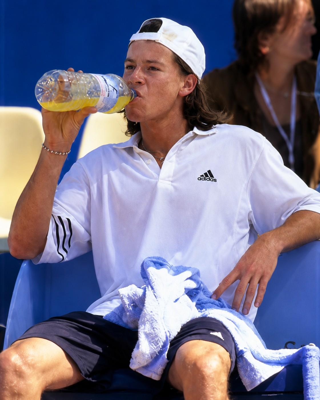 Guillermo Coria à Monte-Carlo en 2001