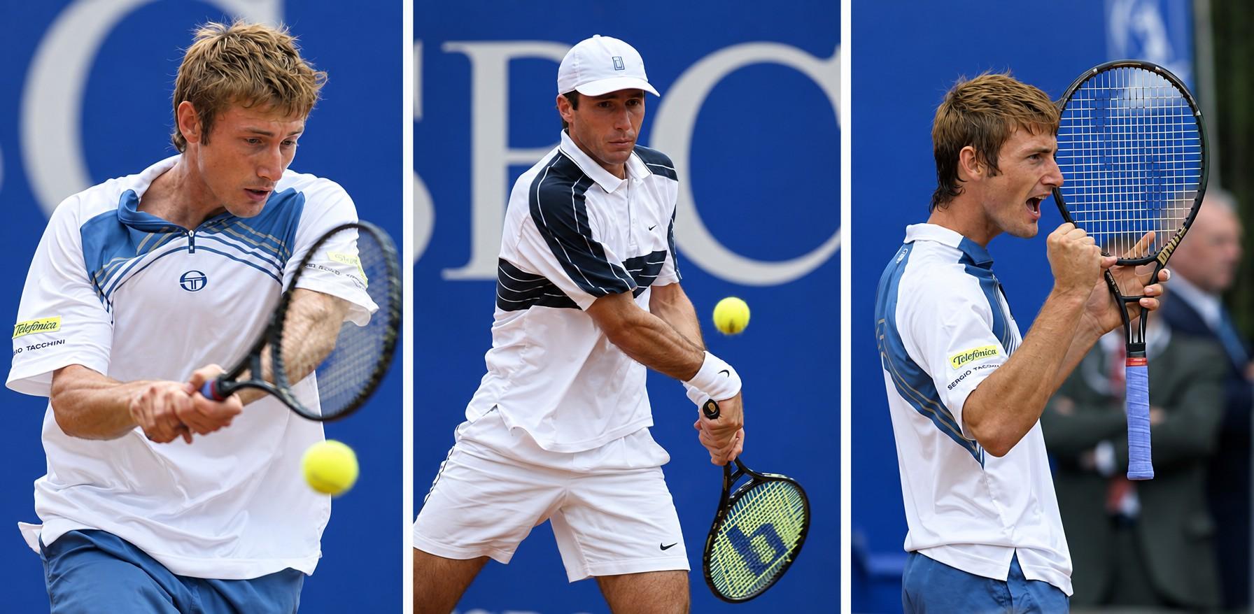 Juan Carlos Ferrero et Vince Spadea à Monte-Carlo en 2003