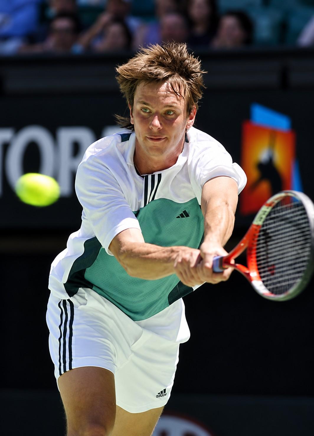 Robin Söderling à l'Open d'Australie 2004