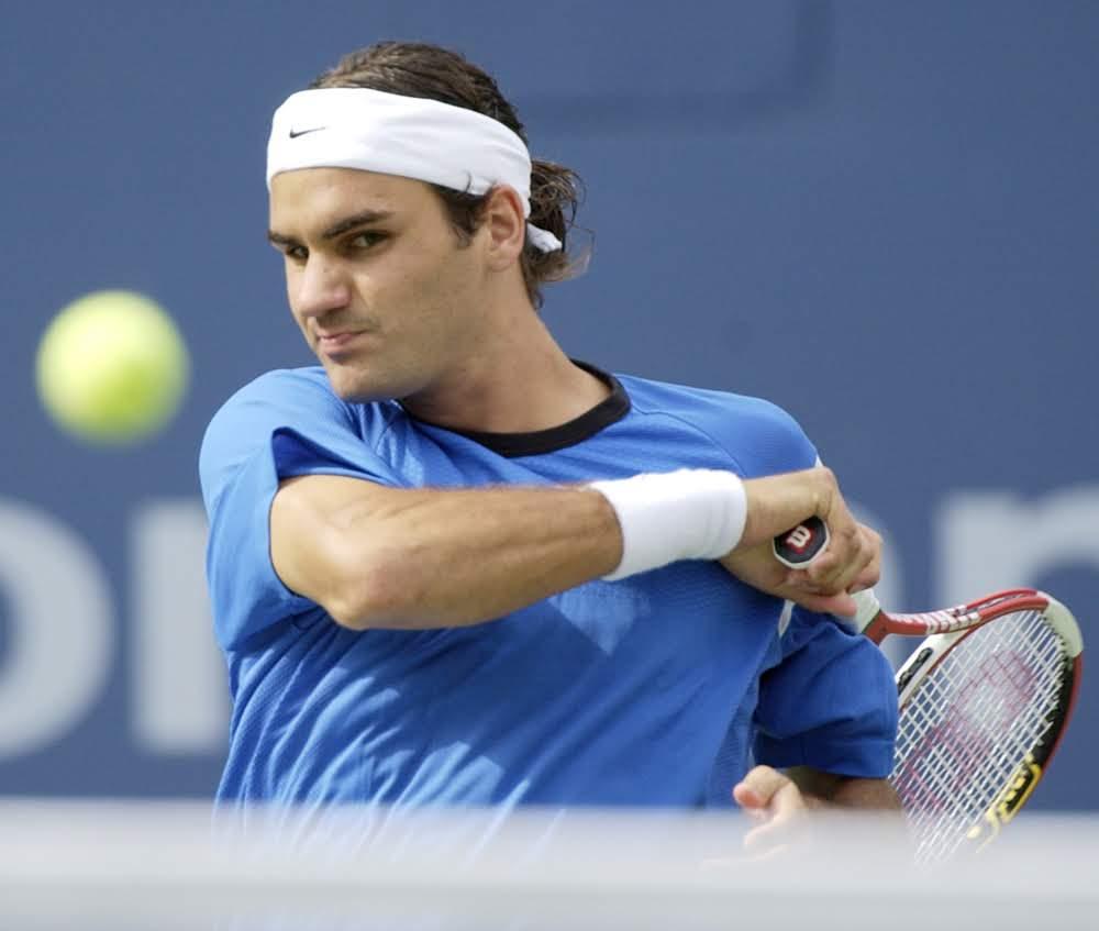 Roger Federer à l'US Open 2004