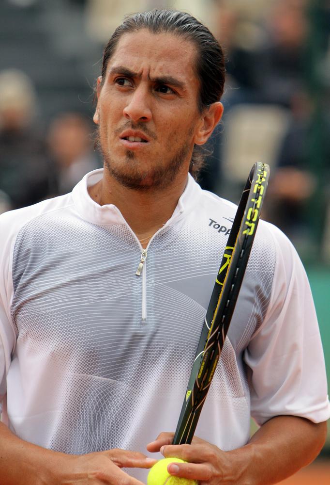 Guillermo Cañas à Roland-Garros en 2005