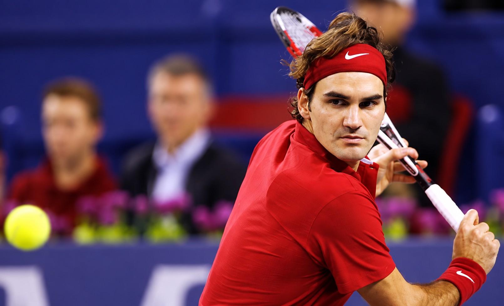 Roger Federer face à David Ferrer au Masters 2007