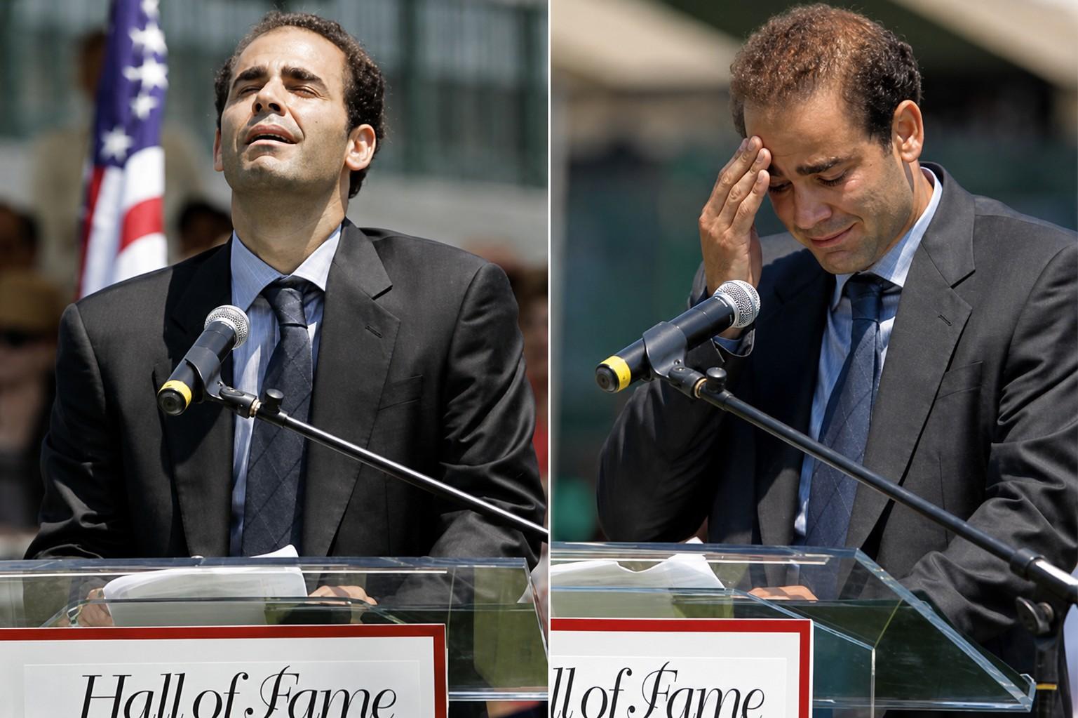Pete Sampras en 2007 est honor&eacute; &agrave; Newport pour tout ce qu'il a accompli dans sa carri&egrave;re.