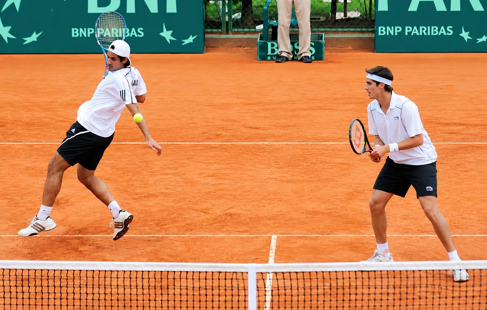 Nicolas et Giovanni Lapentti en Coupe Davis en 2009
