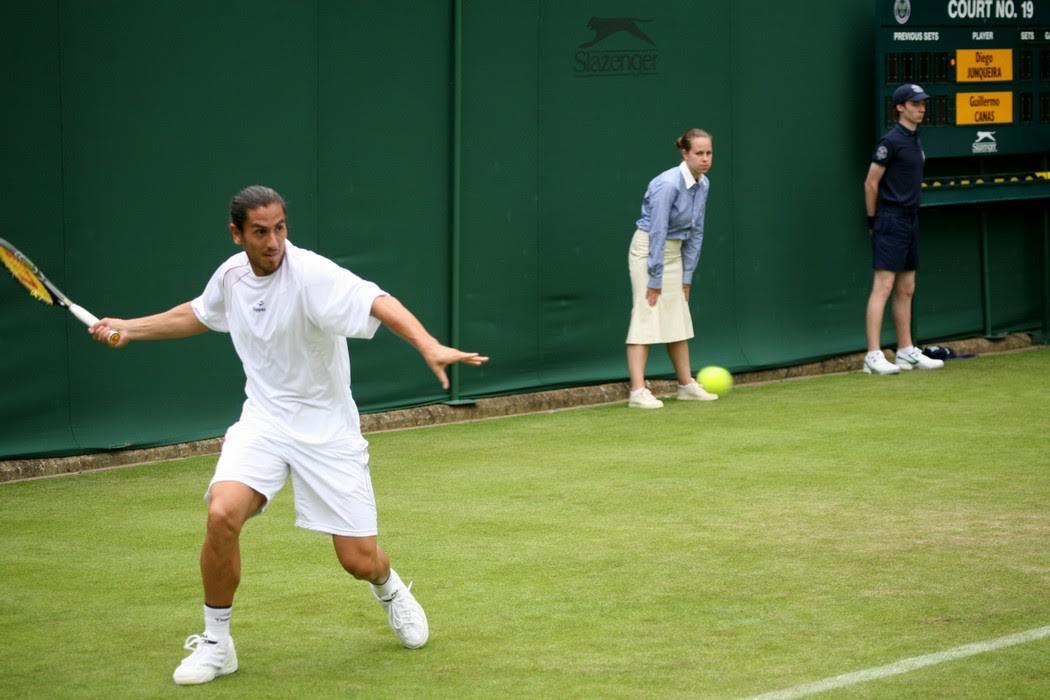 Guillermo Cañas à Wimbledon en 2009