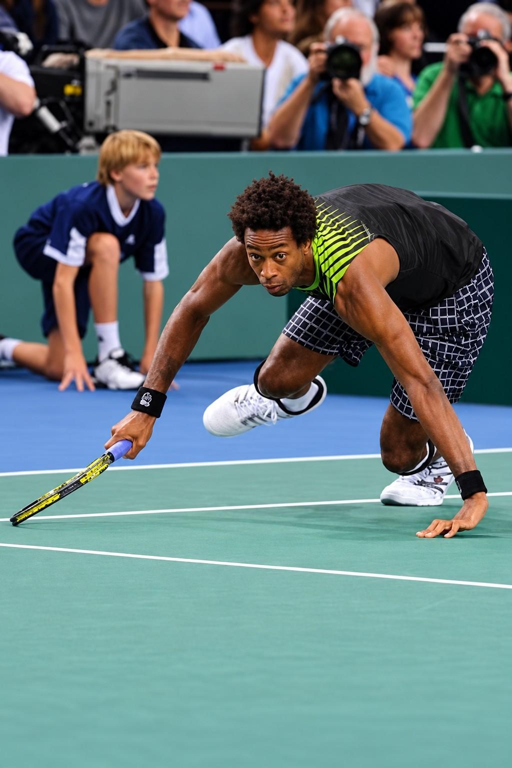Gaël Monfils à Bercy en 2010