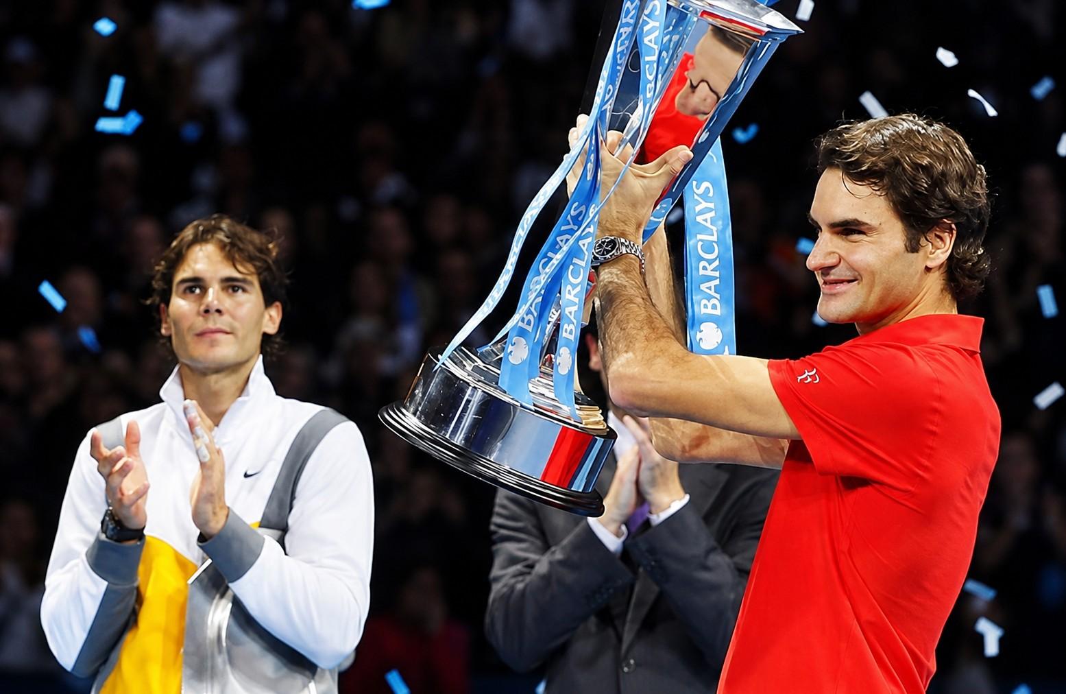 Roger Federer et Rafael Nadal au Masters 2010