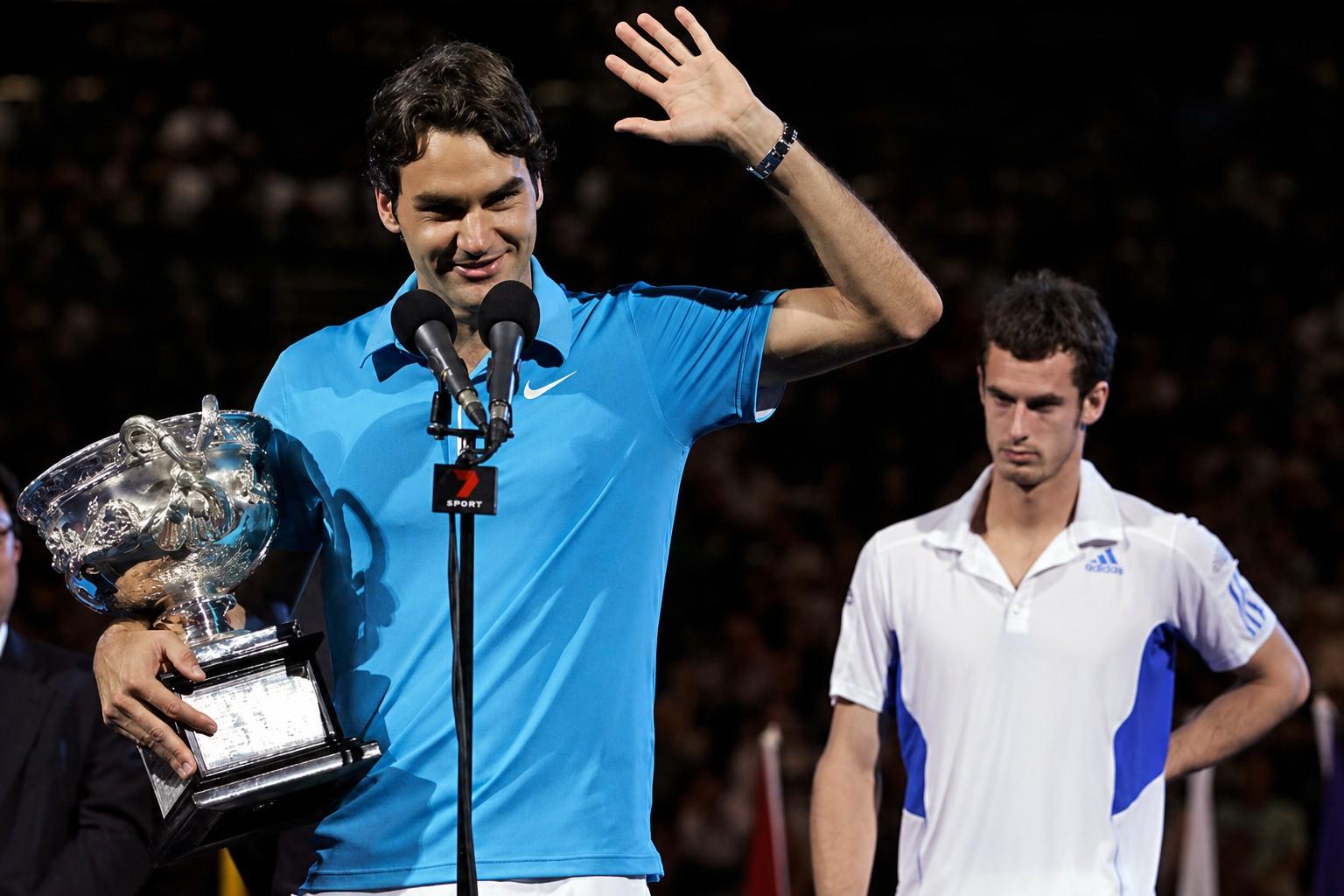 Andy Murray s'incline en finale de l'Open d'Australie en 2010