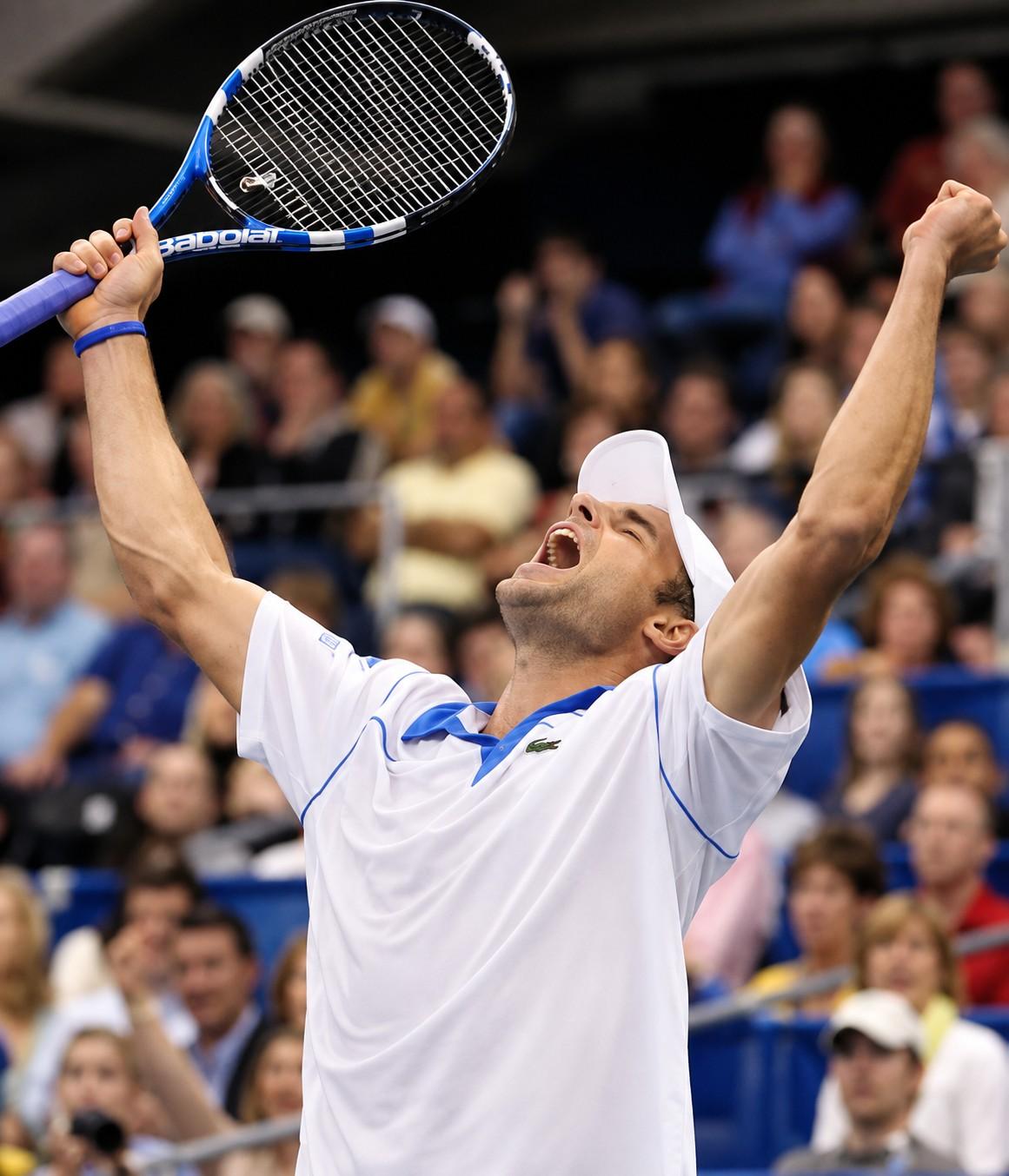 Andy Roddick à Memphis en 2011.