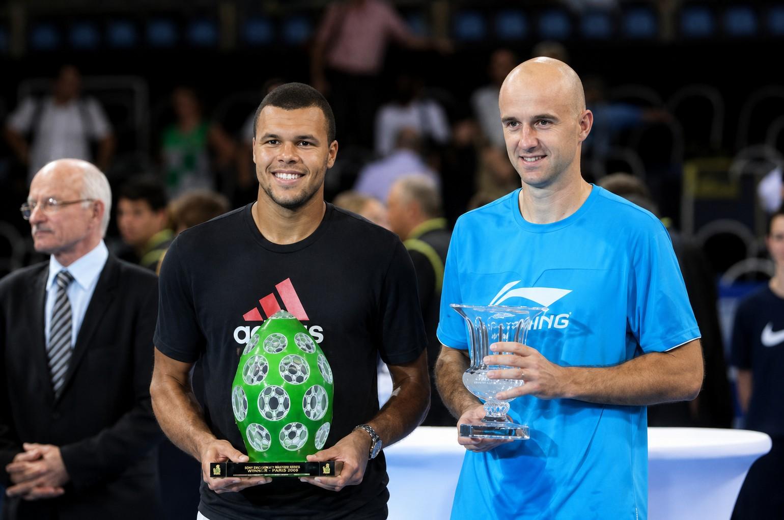 Ivan Ljubicic et Jo Tsonga à Metz en 2011