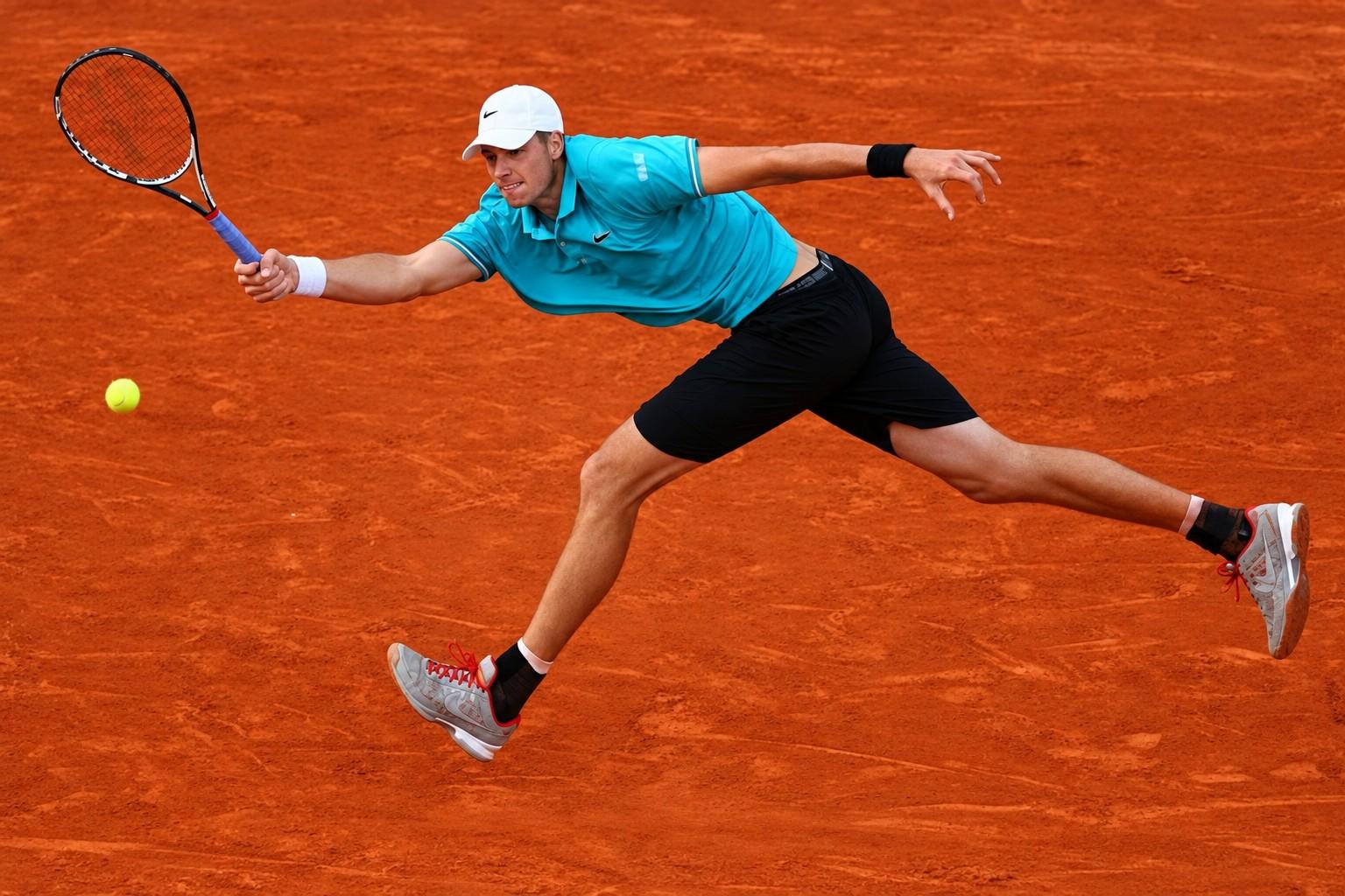 Paul-Henri Mathieu face à John Isner à Roland-Garros en 2012