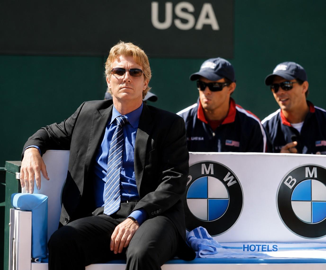 Jim Courier capitaine des États-Unis en Coupe Davis en 2012
