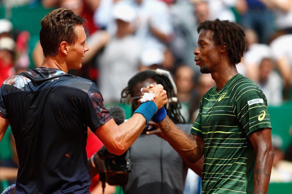 Tomáš Berdych et Gaël Monfils à Monte-Carlo en 2015