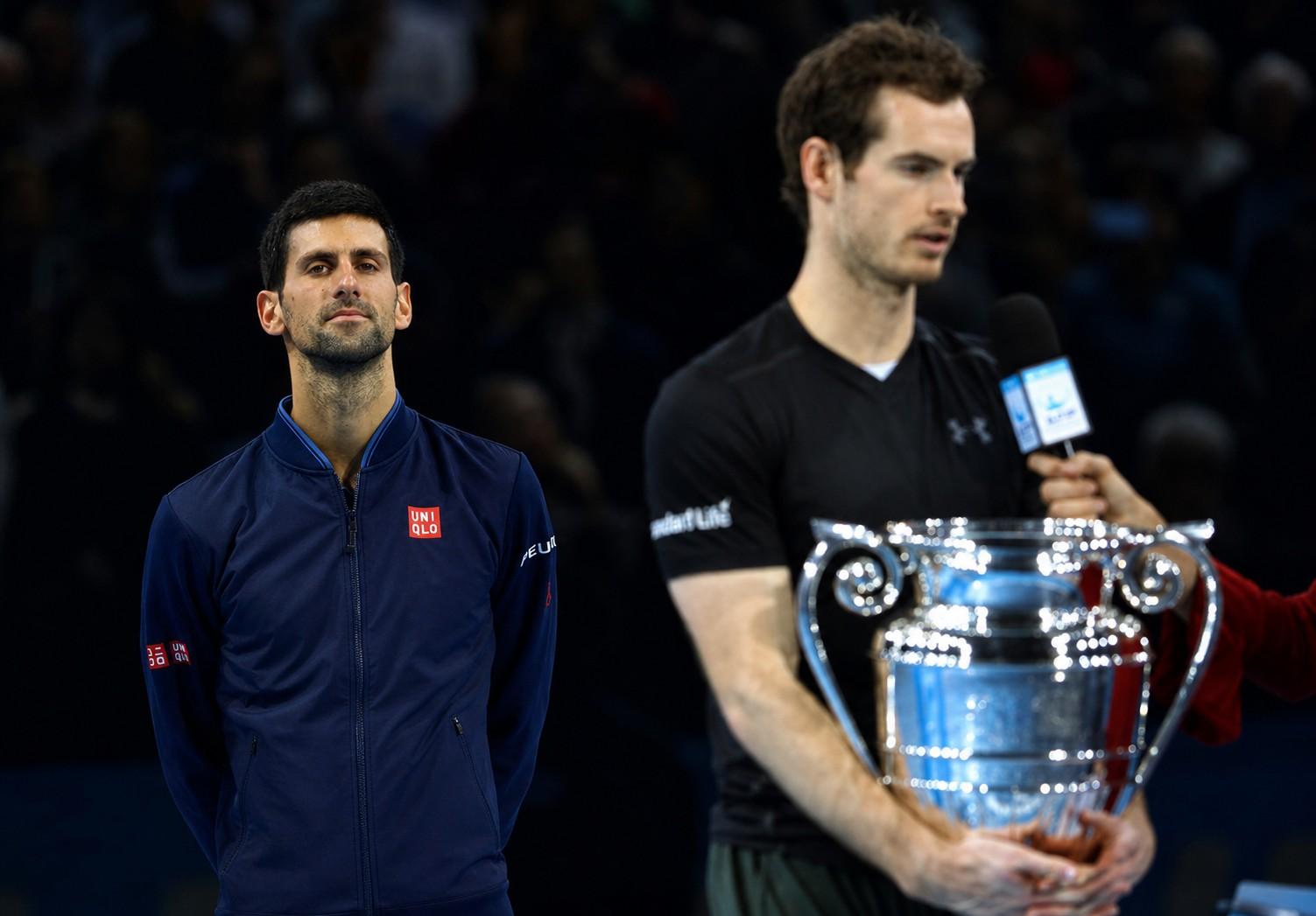 Andy Murray face à Novak Djokovic au Masters 2016