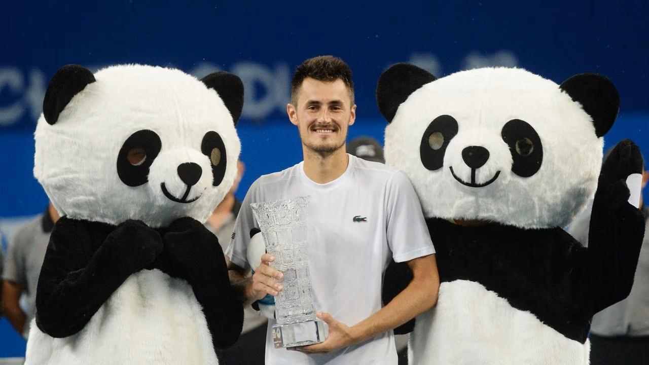 Bernard Tomic, vainqueur à Chengdu en 2018