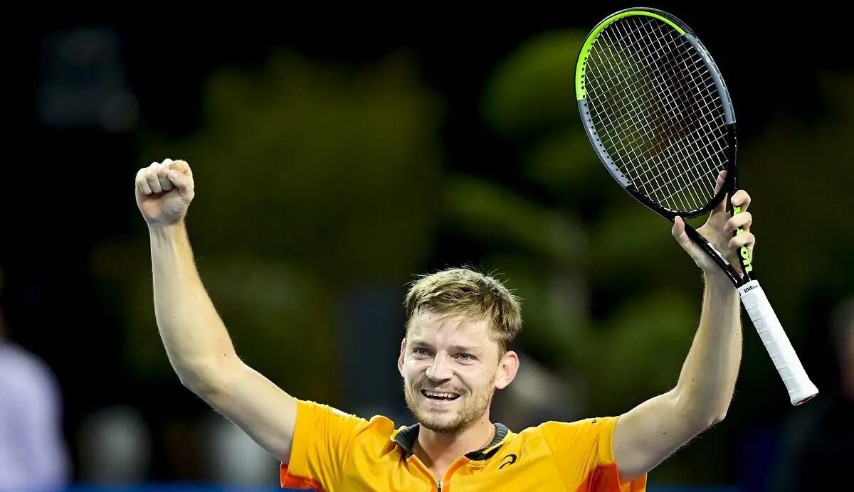 David Goffin exulte à Montpellier en 2021