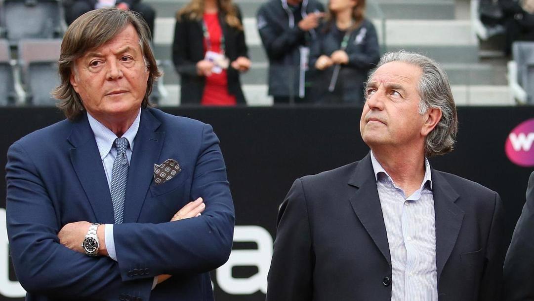 Paolo Bertolucci et Adriano Panatta après leurs carrières