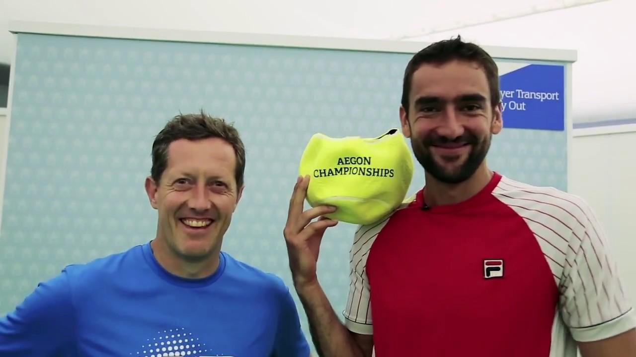Jonas Bjorkman et Marin Cilic au Queen's