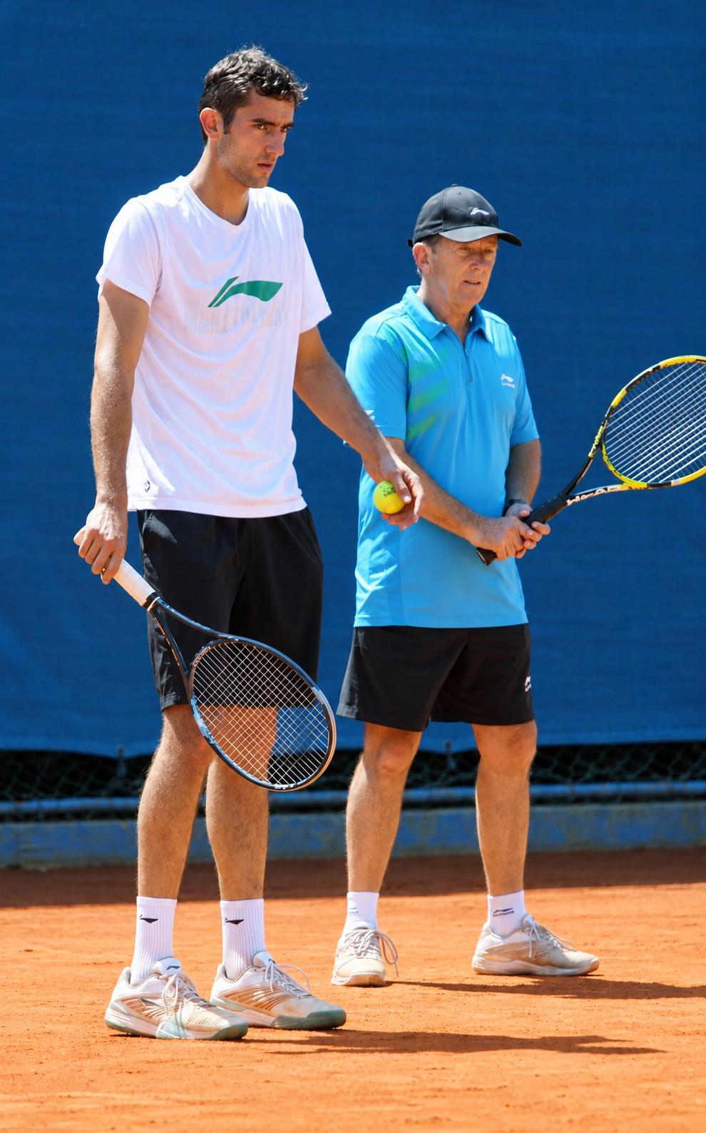 Marin Cilic pendant ses années de formation avec Bob Brett