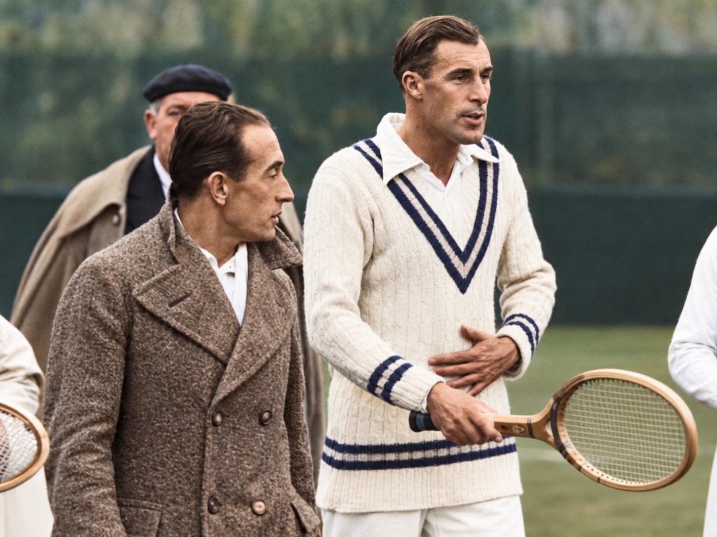 Henri Cochet et Bill Tilden à Forest Hills en 1926