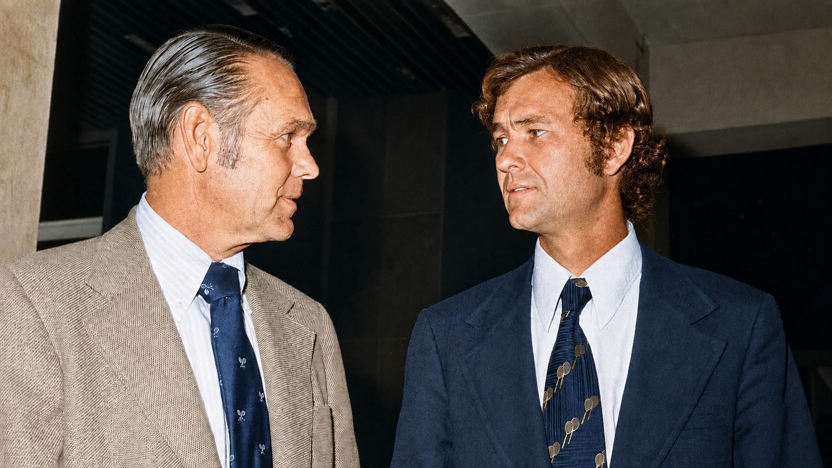 Jack Kramer et Cliff Drysdale